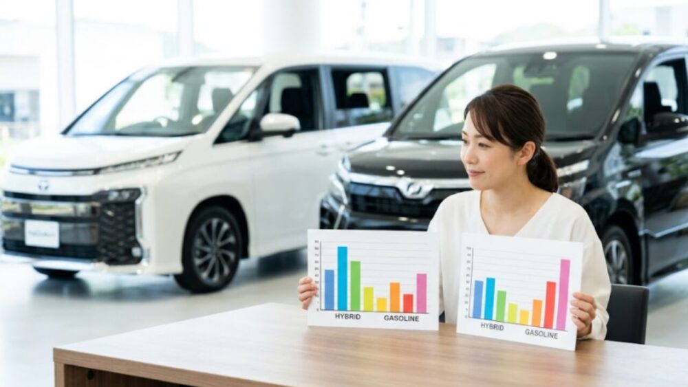 ハイブリッドとガソリンの燃費や維持費