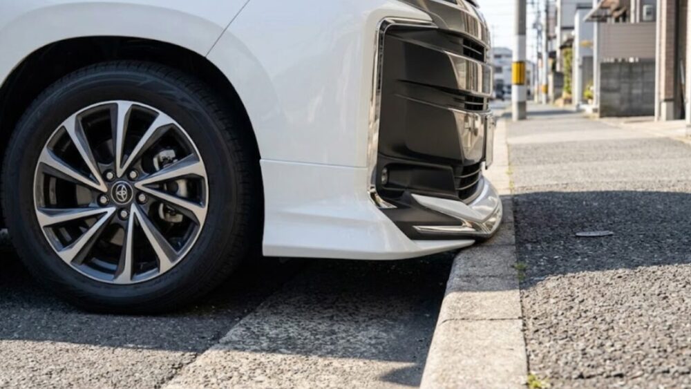 モデリスタの車高と路面干渉