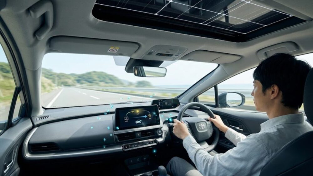 ソーラー充電システム プリウスの走行時