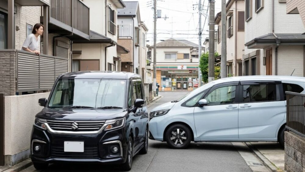 ソリオとフリードの大きさを比較