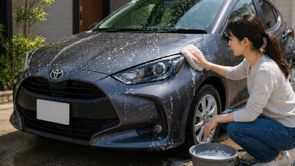 マッシブグレーの洗車