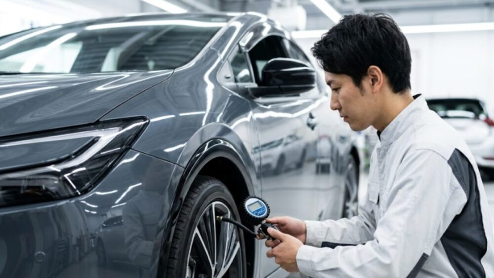 タイヤ空気圧の管理で走行抵抗を最小限にする