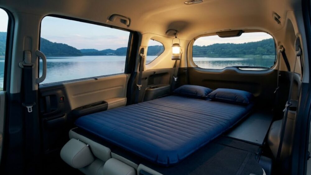 フリードの5人乗りシートアレンジ