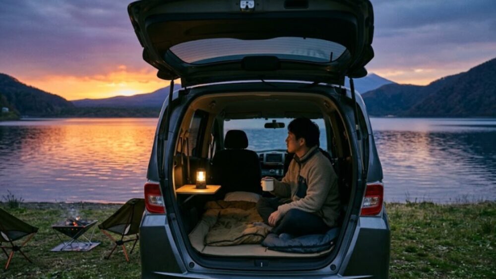 フリードスパイクの車中泊が最強！