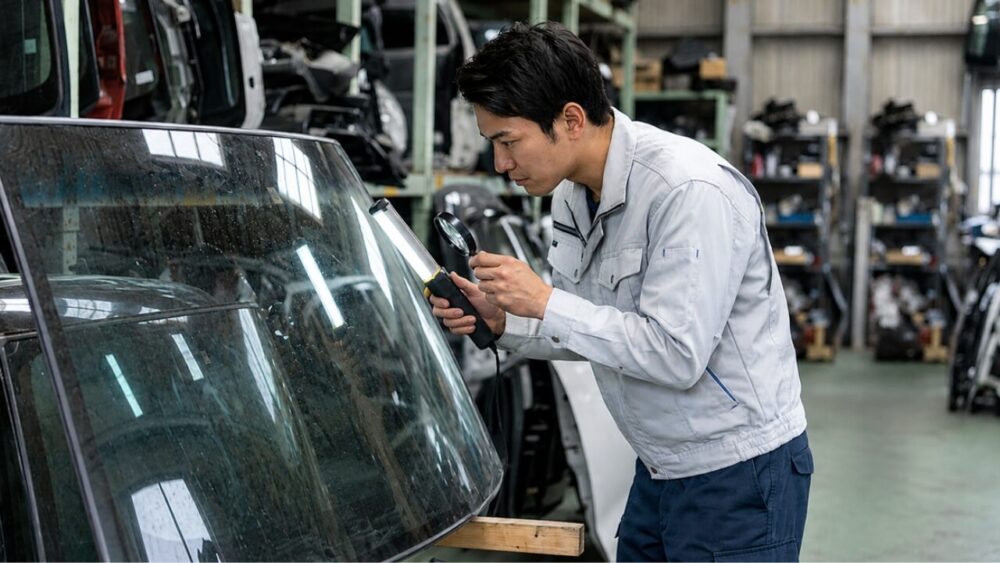 N-BOXのフロントガラスに中古は使える?