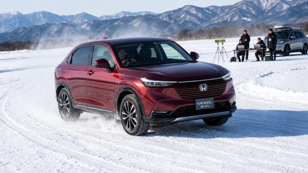 新型ヴェゼルの雪道走行の評判