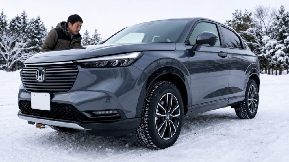 ヴェゼルは雪道に弱い？不安を解消