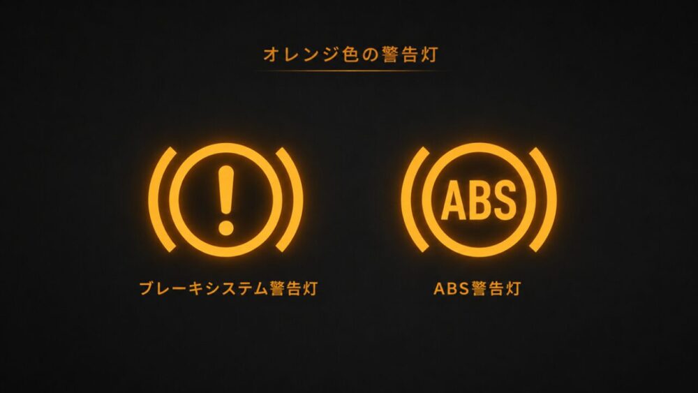 警告灯がオレンジ色の時