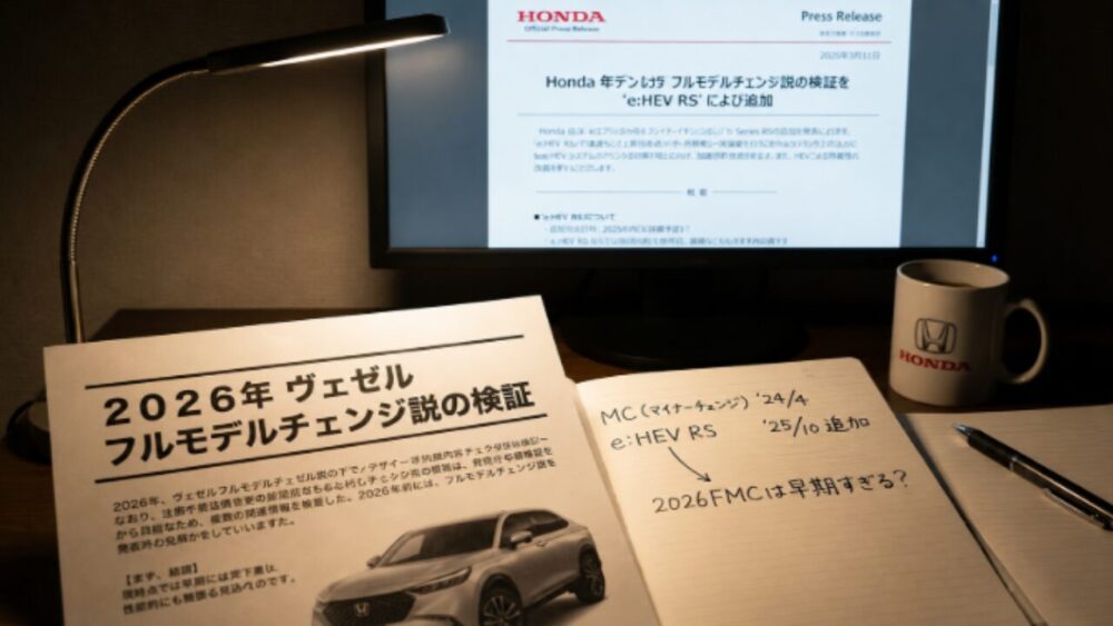フルモデルチェンジを2026年にする噂
