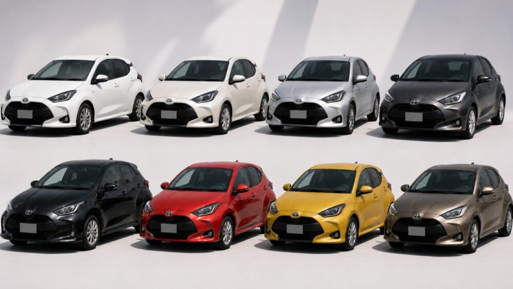 ヤリス新型 2026年の色一覧