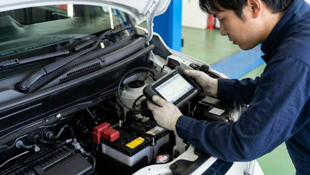 N-BOXのバッテリー上がりの前兆と確認法