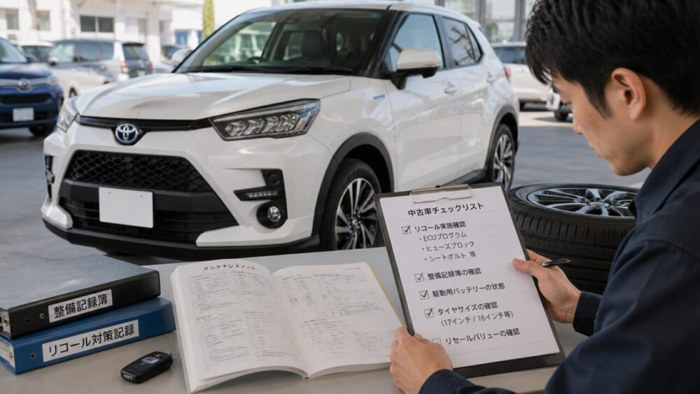 中古車を購入する際の注意点